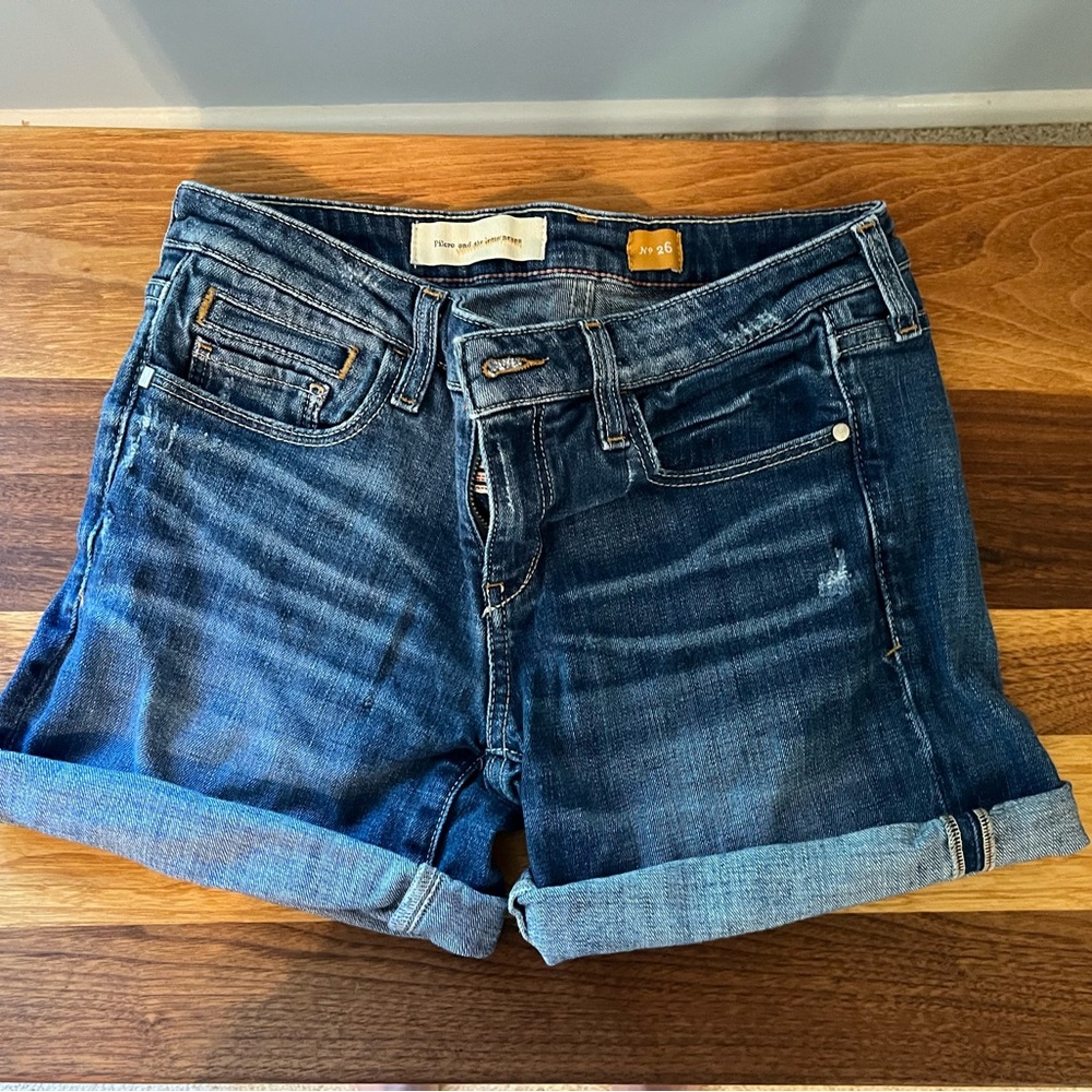 Pilcro Anthropologie Women’s Mid-Rise Denim Shorts